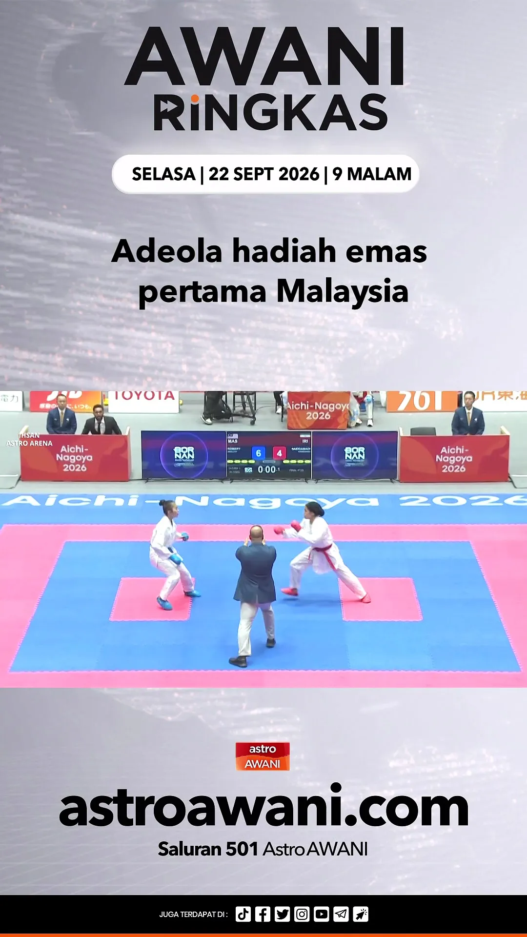 #AWANIRingkas 22 September 2026 | 9PM