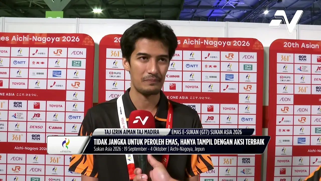 Taj Izrin Aiman memastikan emas ke-2 buat kontinjen negara di Sukan Asia Aichi-Nagoya