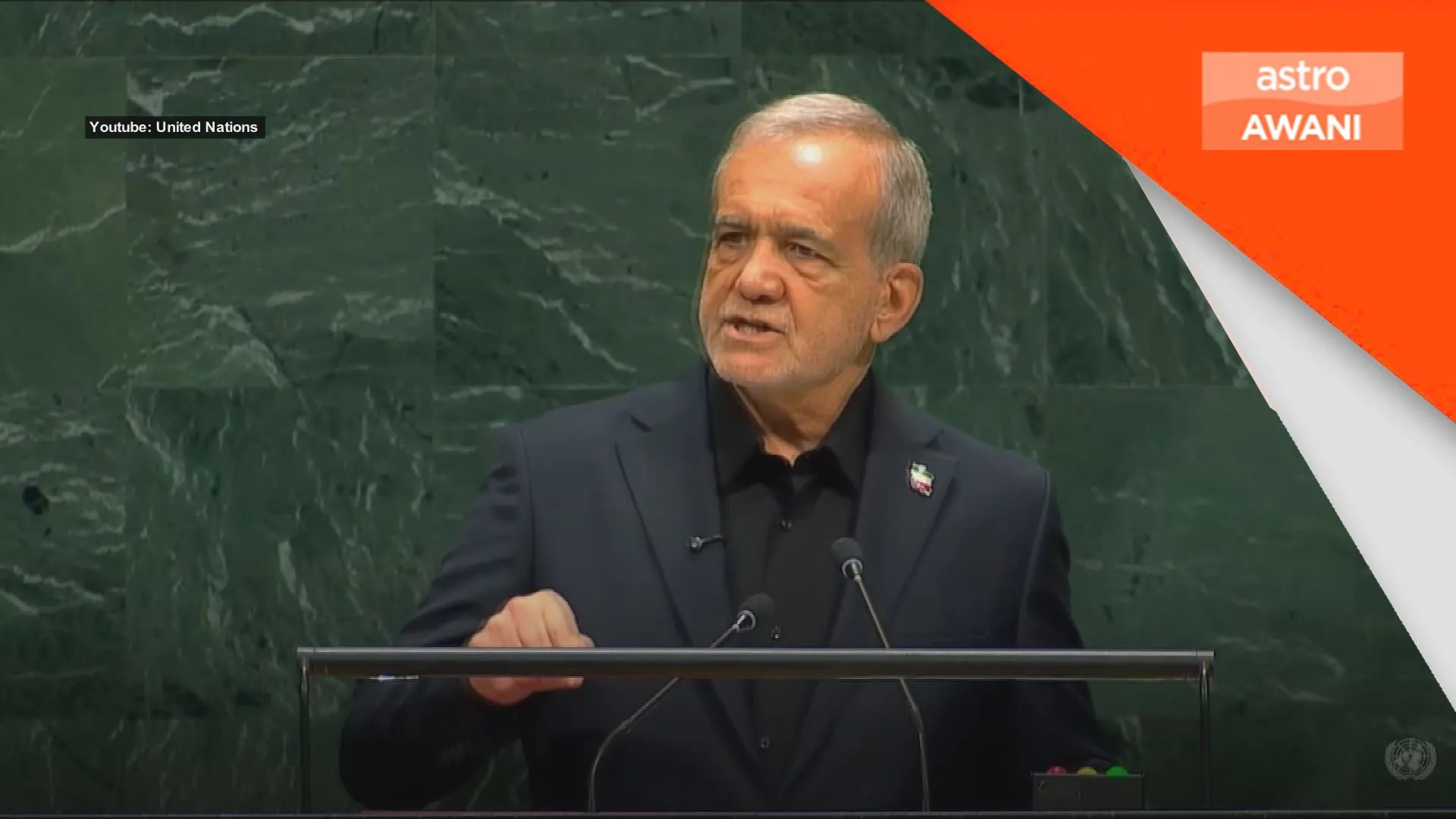 UNGA 2026: “Kami mangsa keganasan” - Pezeshkian papar imej serangan AS