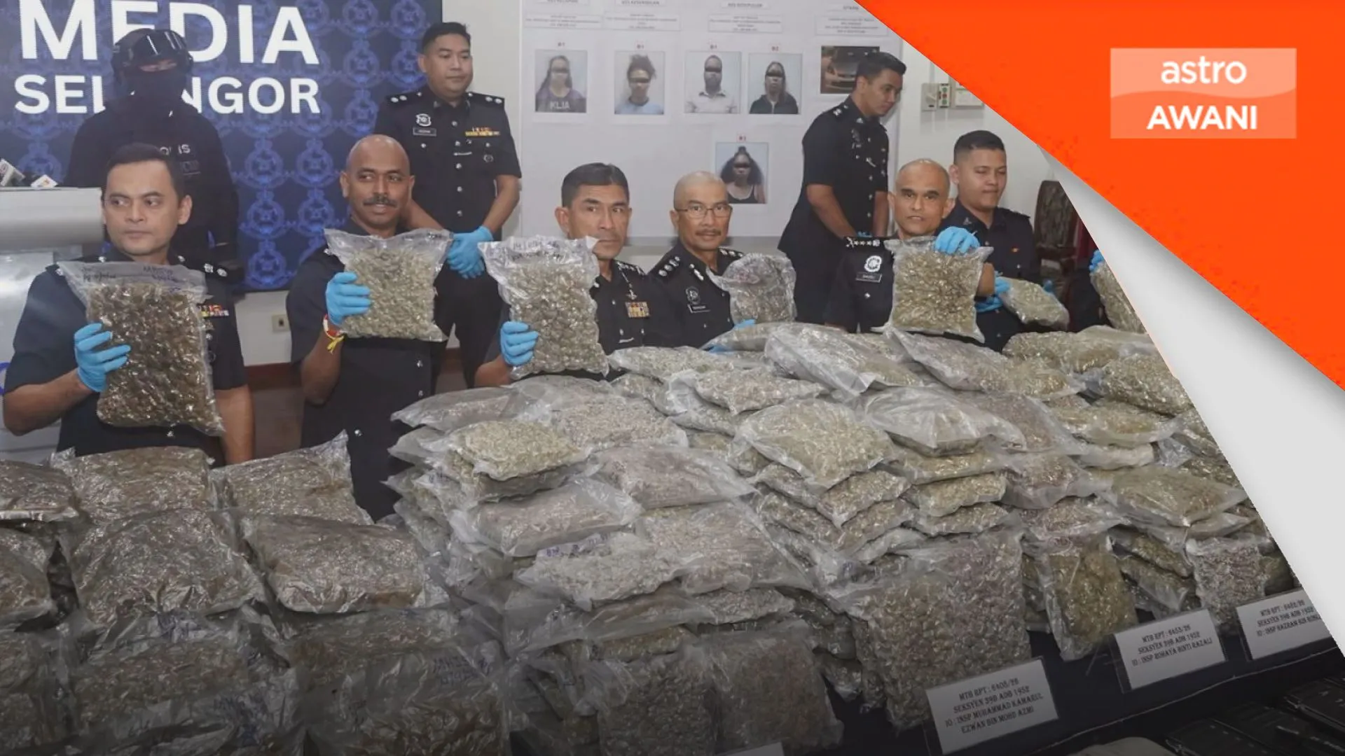 Jenayah: Polis tumpaskan sindiket penyeludupan bunga ganja bernilai RM33.4 juta