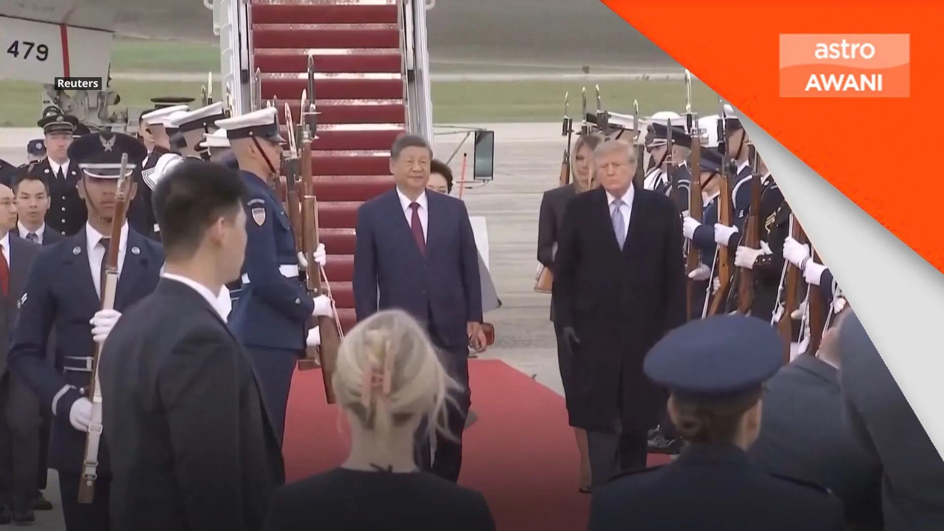 Trump sambut Xi Jinping dalam lawatan berprofil tinggi