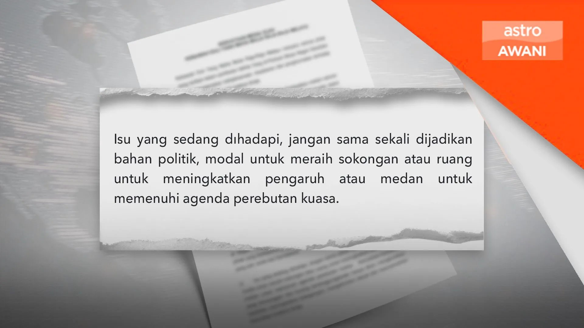 Jangan politikkan krisis takhta - Raja-Raja Melayu