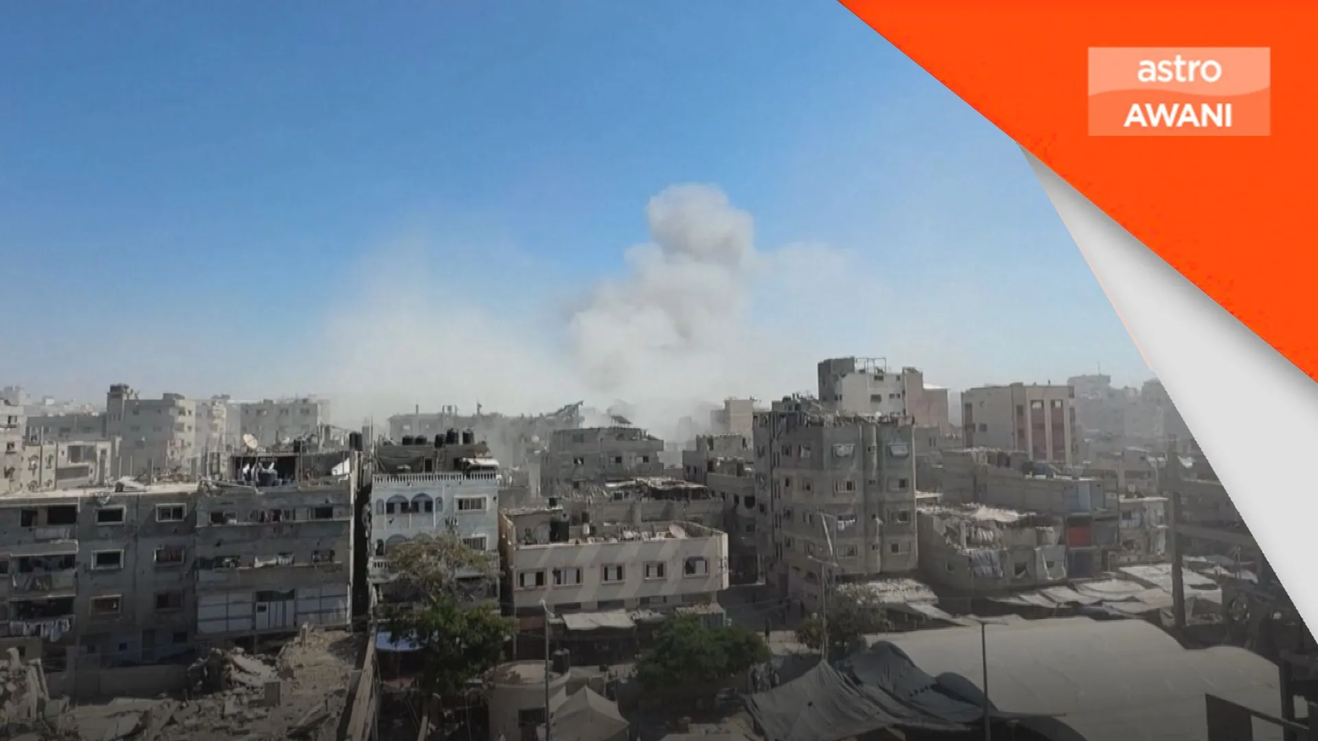 Tiga rakyat Palestin maut dalam serangan Israel di Gaza