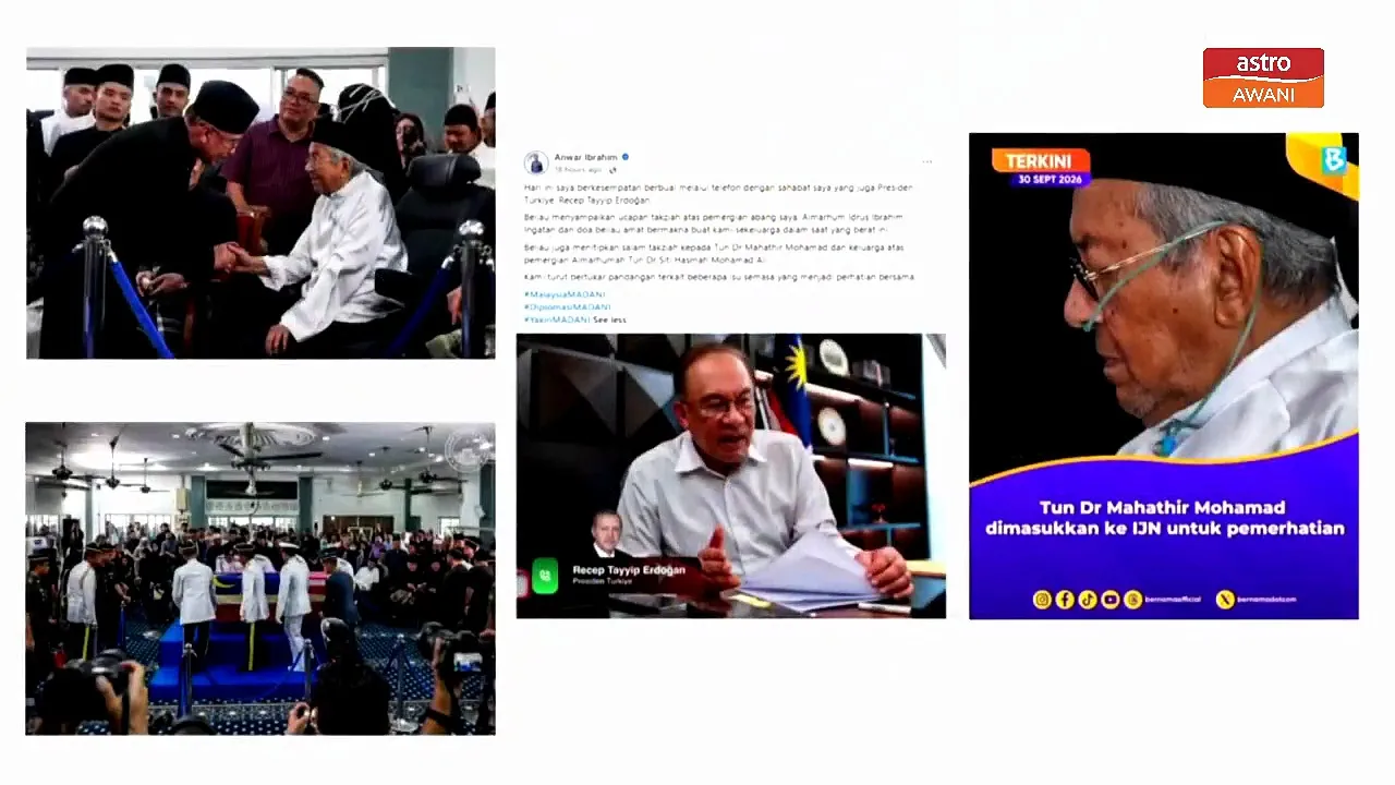 Presiden Turkiye ucap takziah kepada Tun Dr Mahathir Mohamad