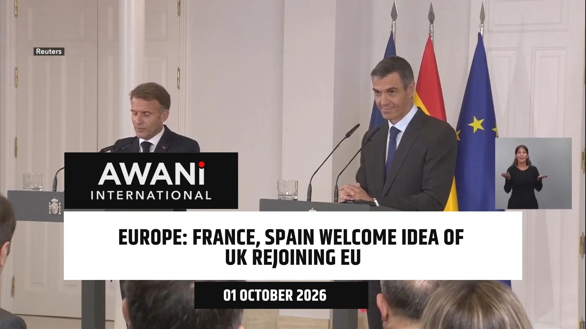 Europe: France, Spain welcome idea of UK rejoining EU