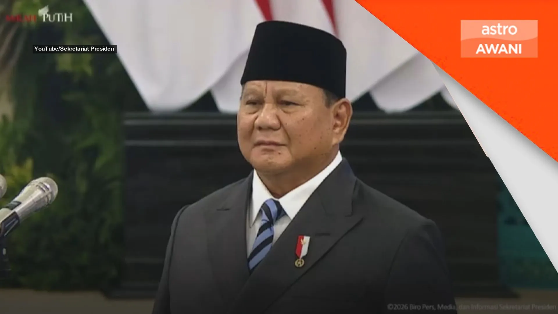 Prabowo rombak kabinet, kali ketujuh sejak jawat presiden