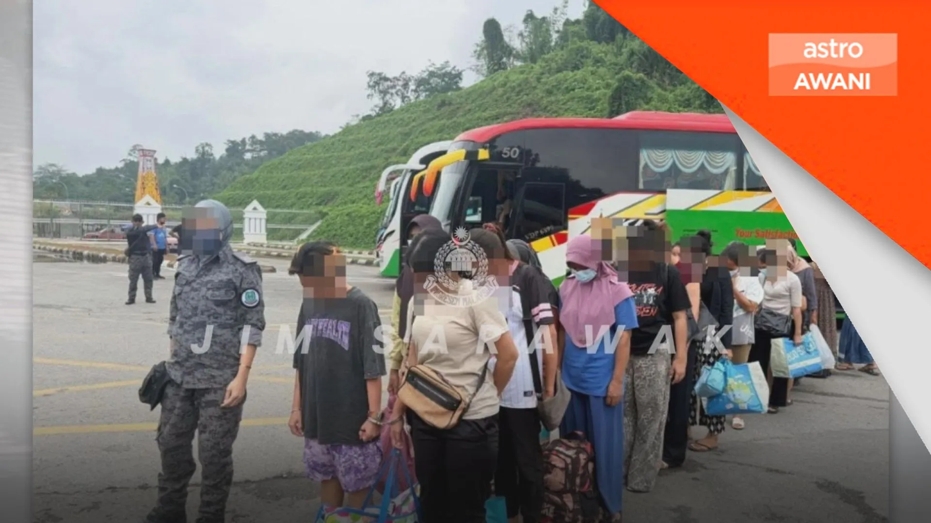 139 warga Indonesia dipindah ke Tebedu untuk dihantar pulang