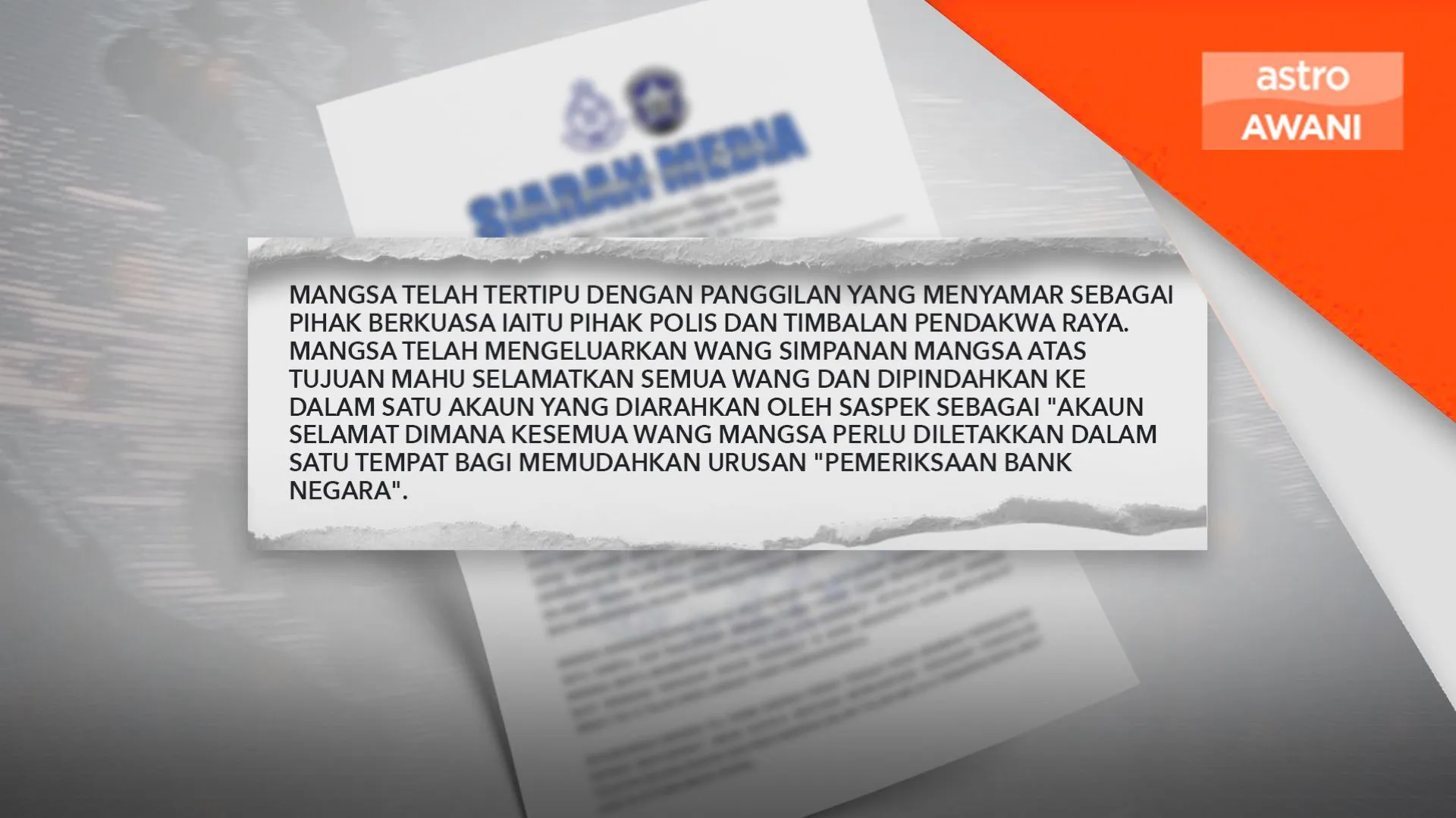 Pesara rugi RM237,000 diperdaya scam menyamar pihak