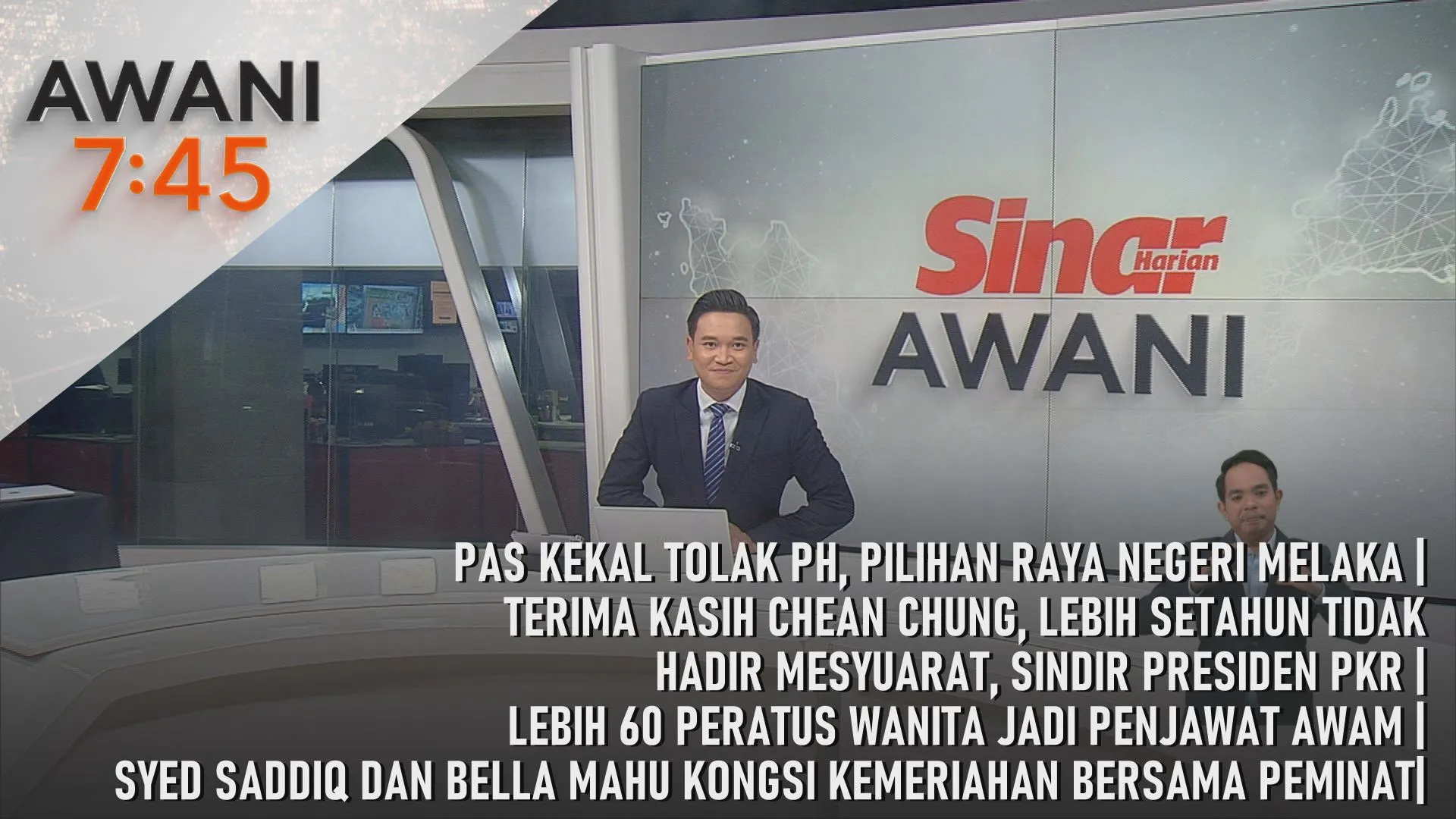 AWANI 7:45 [02/10/2026] – Pas kekal tolak PH, Pilihan Raya Negeri Melaka | Terima kasih Chean Chung, lebih setahun tidak hadir mesyuarat, sindir Presiden PKR | Lebih 60 peratus wanita jadi penjawat awam | Syed Saddiq dan Bella mahu kongsi kemeriahan bers