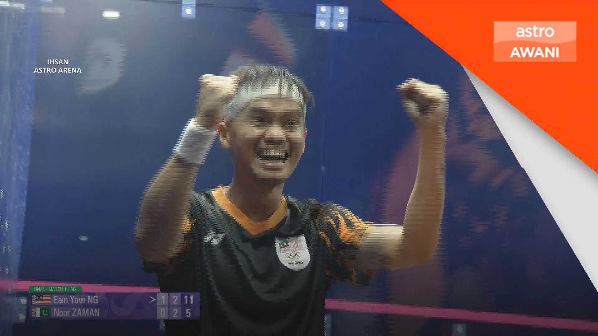 Skuad skuasy lelaki sumbang emas ke-9 Malaysia