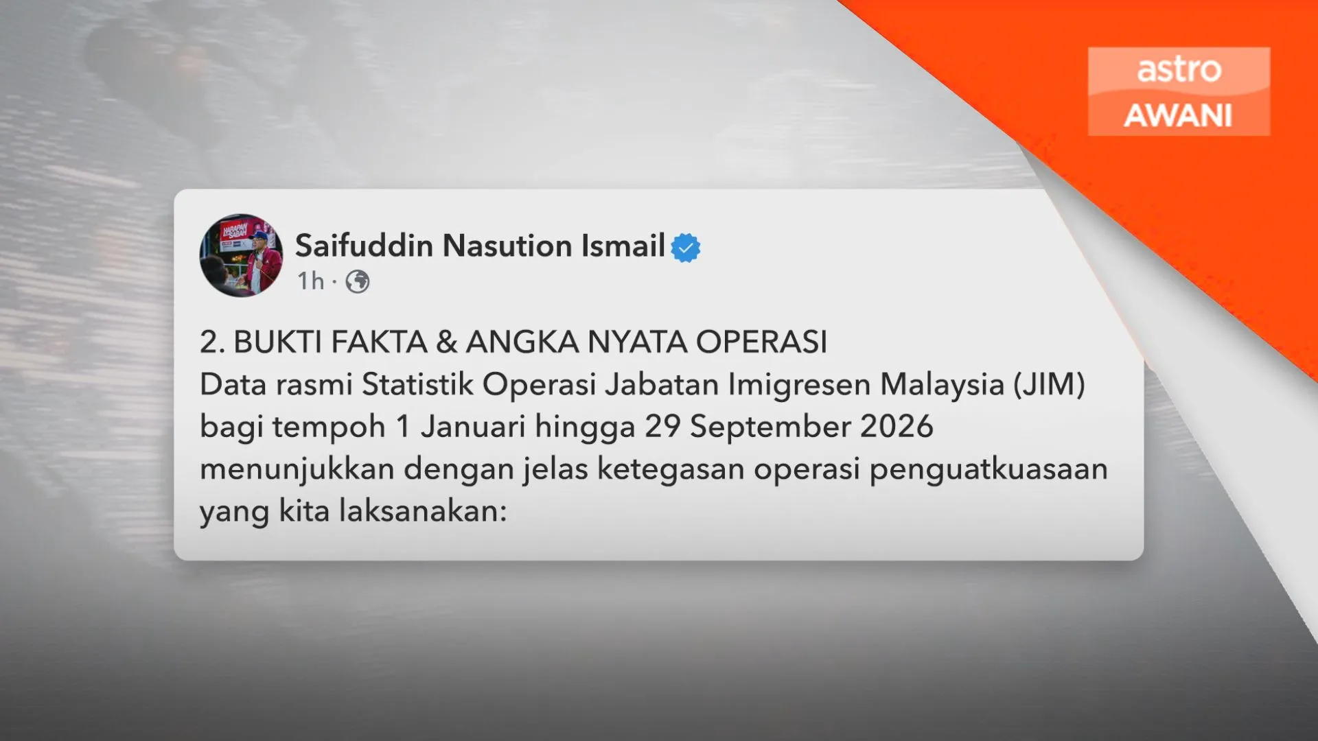 KDN, JIM perhebat operasi harian tangani PATI