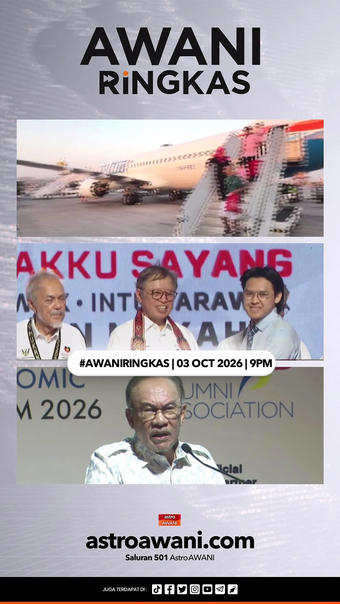 #AWANIRingkas 03 Oktober 2026 | 9PM