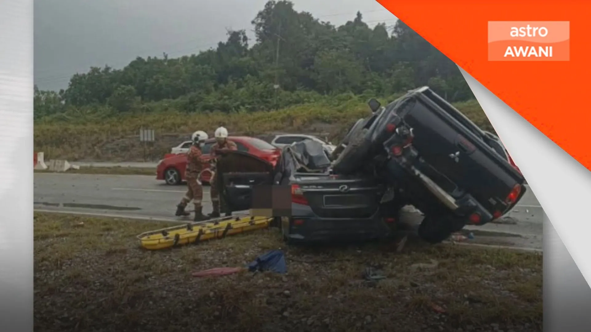Dua maut dalam nahas Bezza dan Triton di Sibu