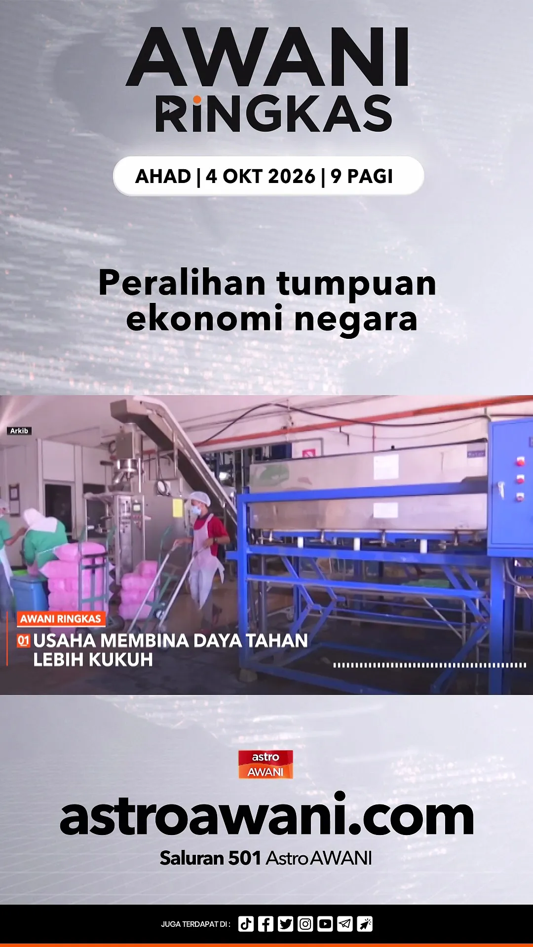 #AWANIRingkas 04 Oktober 2026 | 9AM