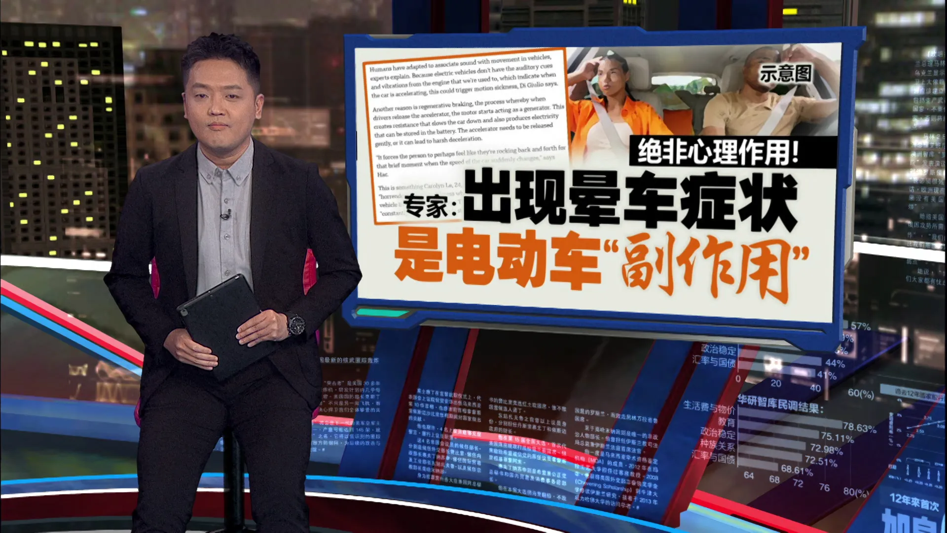 绝非心理作用   专家：晕车是电动车“副作用”