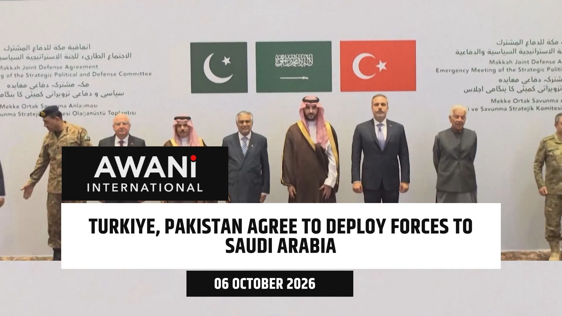Turkiye, Pakistan agree to deploy forces to Saudi Arabia