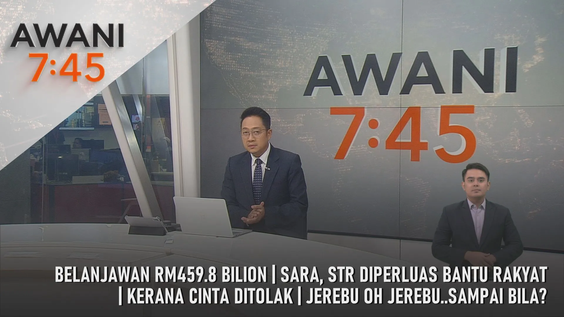 AWANI 7:45 [9/10/2026] – Belanjawan RM459.8 Bilion | SARA, STR Diperluas Bantu Rakyat | Kerana Cinta Ditolak | Jerebu Oh Jerebu..Sampai Bila?