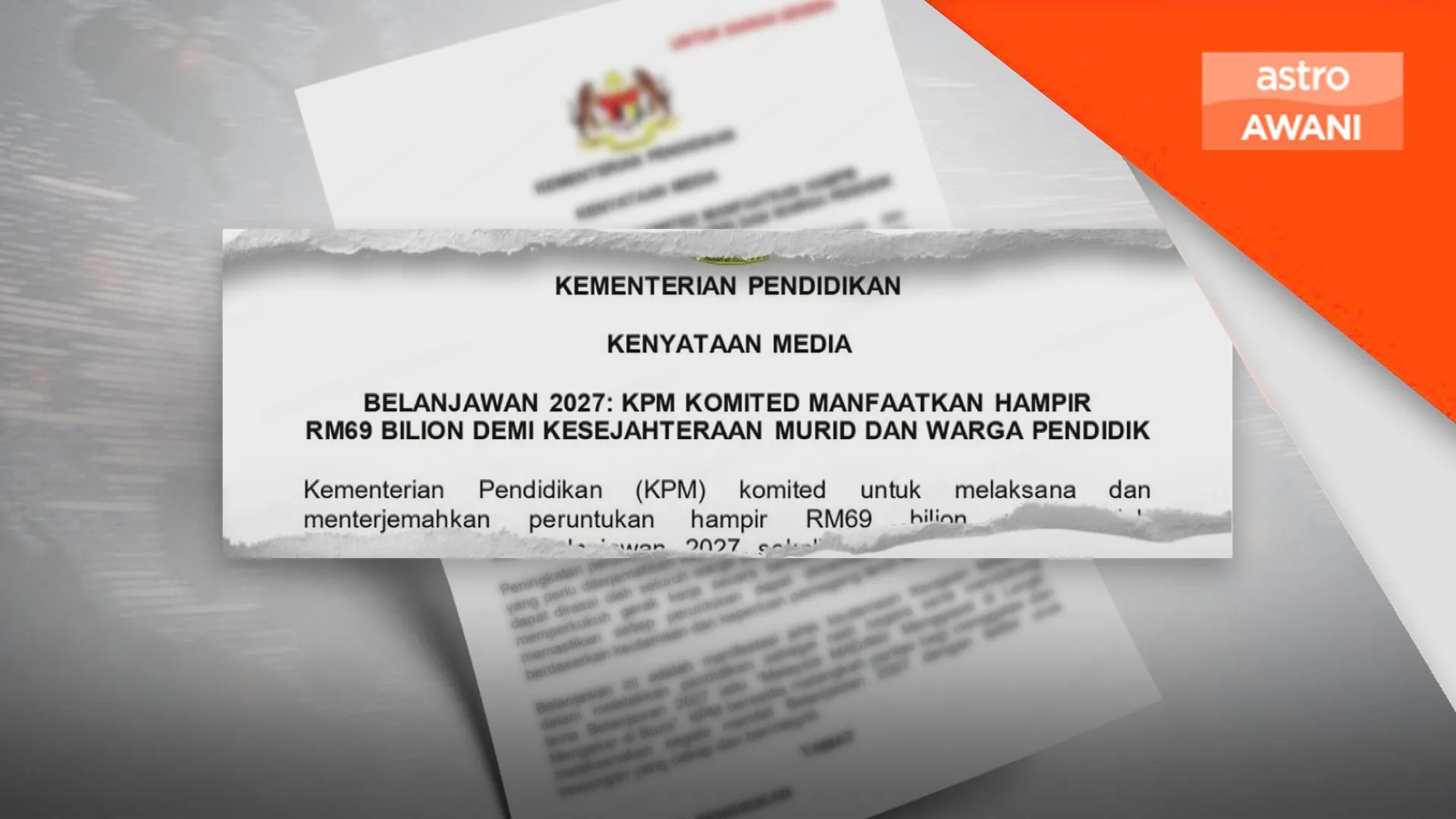 KPM komited laksana peruntukan RM69 bilion