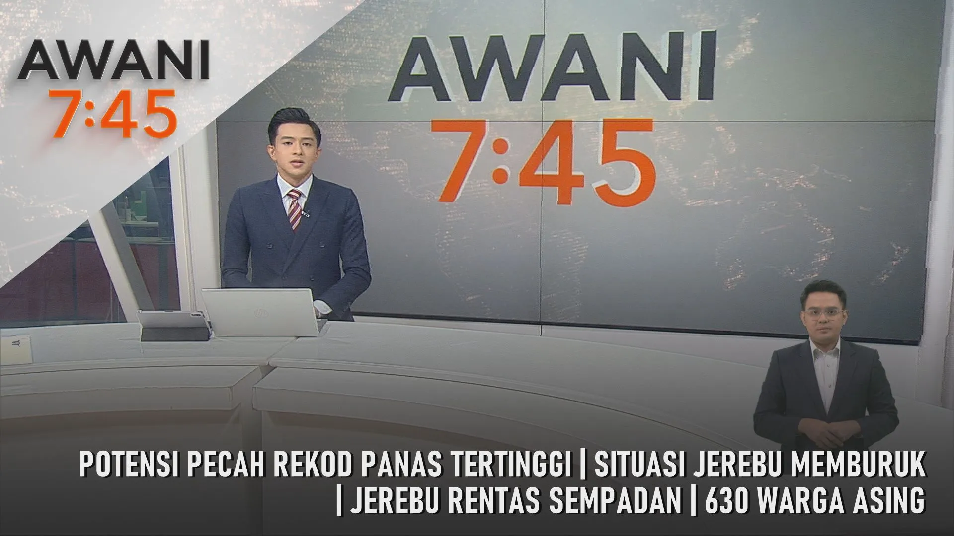 AWANI 7:45 [13/10/2026] – Potensi Pecah Rekod Panas Tertinggi | Situasi Jerebu Memburuk | Jerebu Rentas Sempadan | 630 Warga Asing