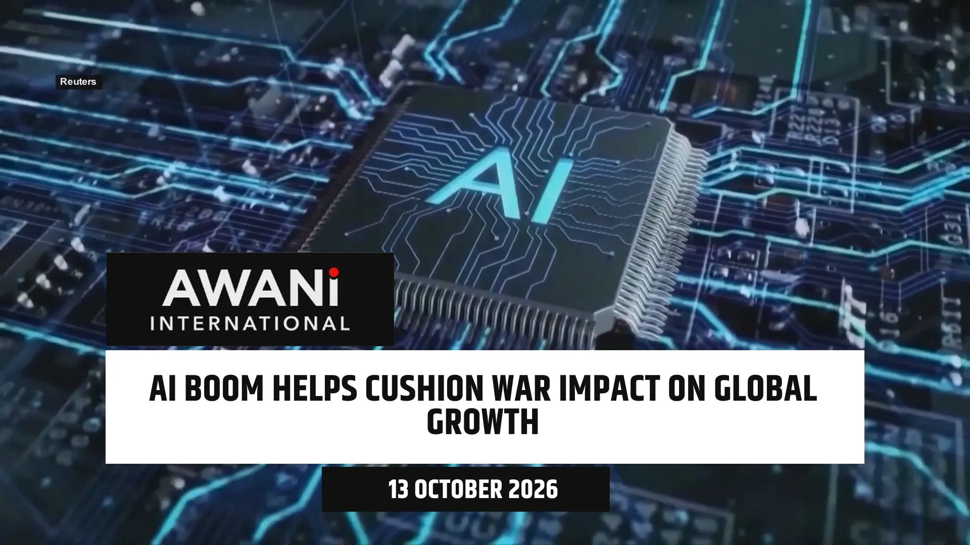 AI boom helps cushion war impact on global growth