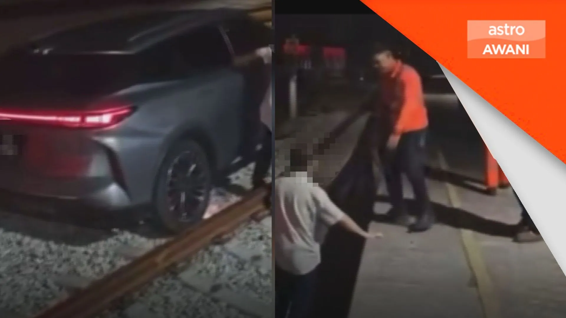 KTMB siasat lelaki pandu kereta masuk landasan kereta api
