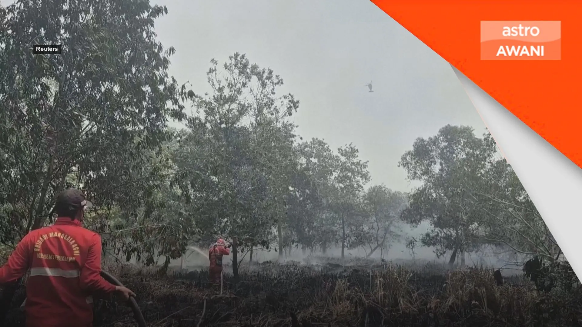 Titik panas kebakaran di Indonesia naik lebih dua kali ganda