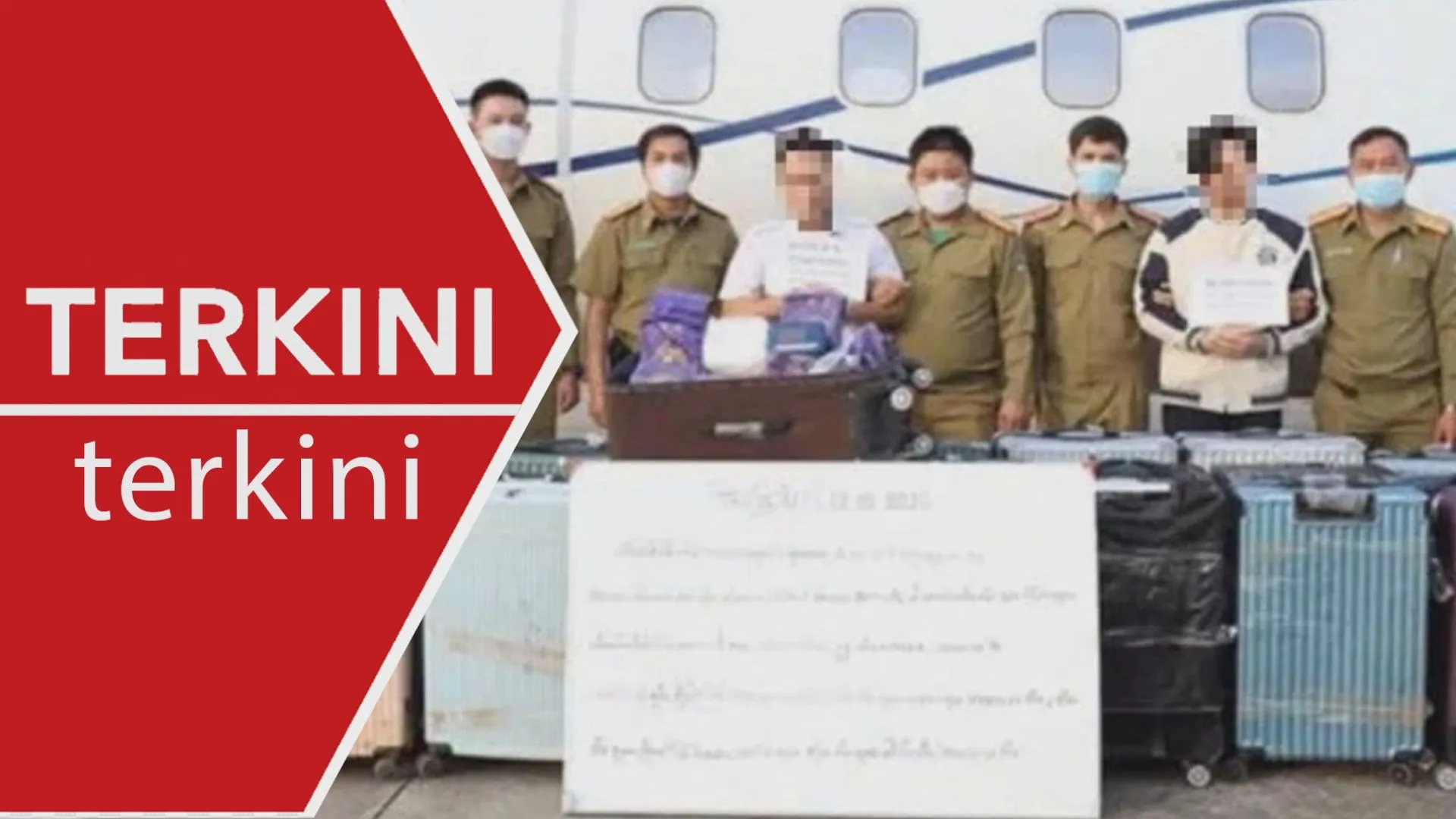 Ahli politik Filipina didakwa biaya jet bawa 521kg dadah di Laos