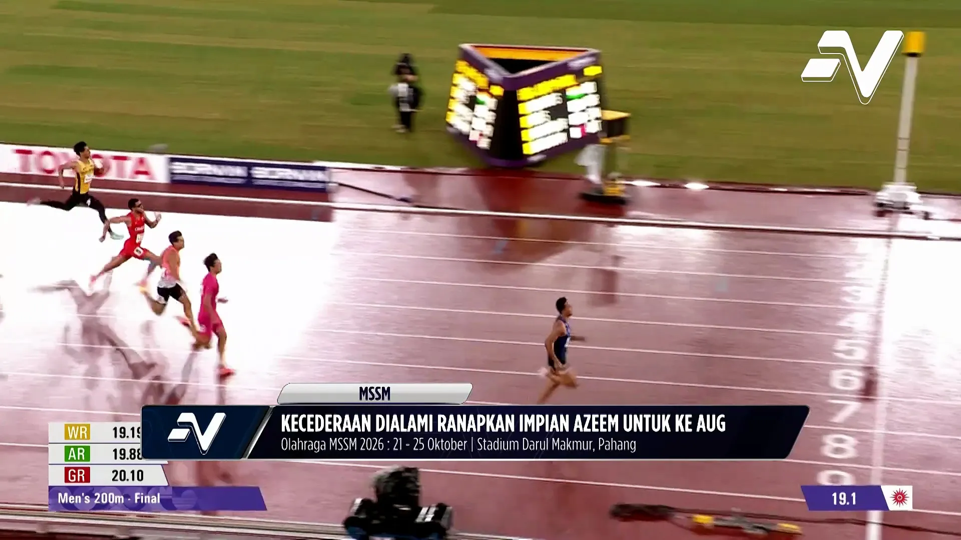 Azeem Fahmi sah tidak beraksi di AUG