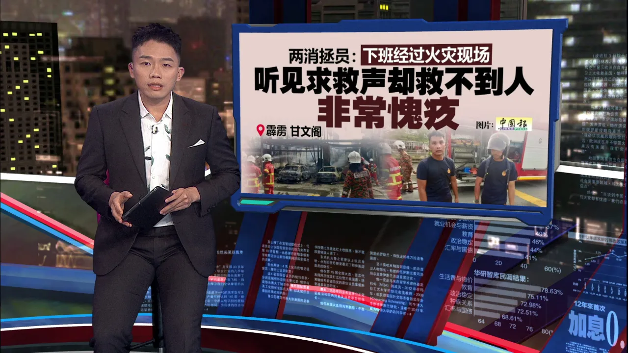 霹雳双层木屋大火夺两命   姐妹花睡梦中葬身火海
