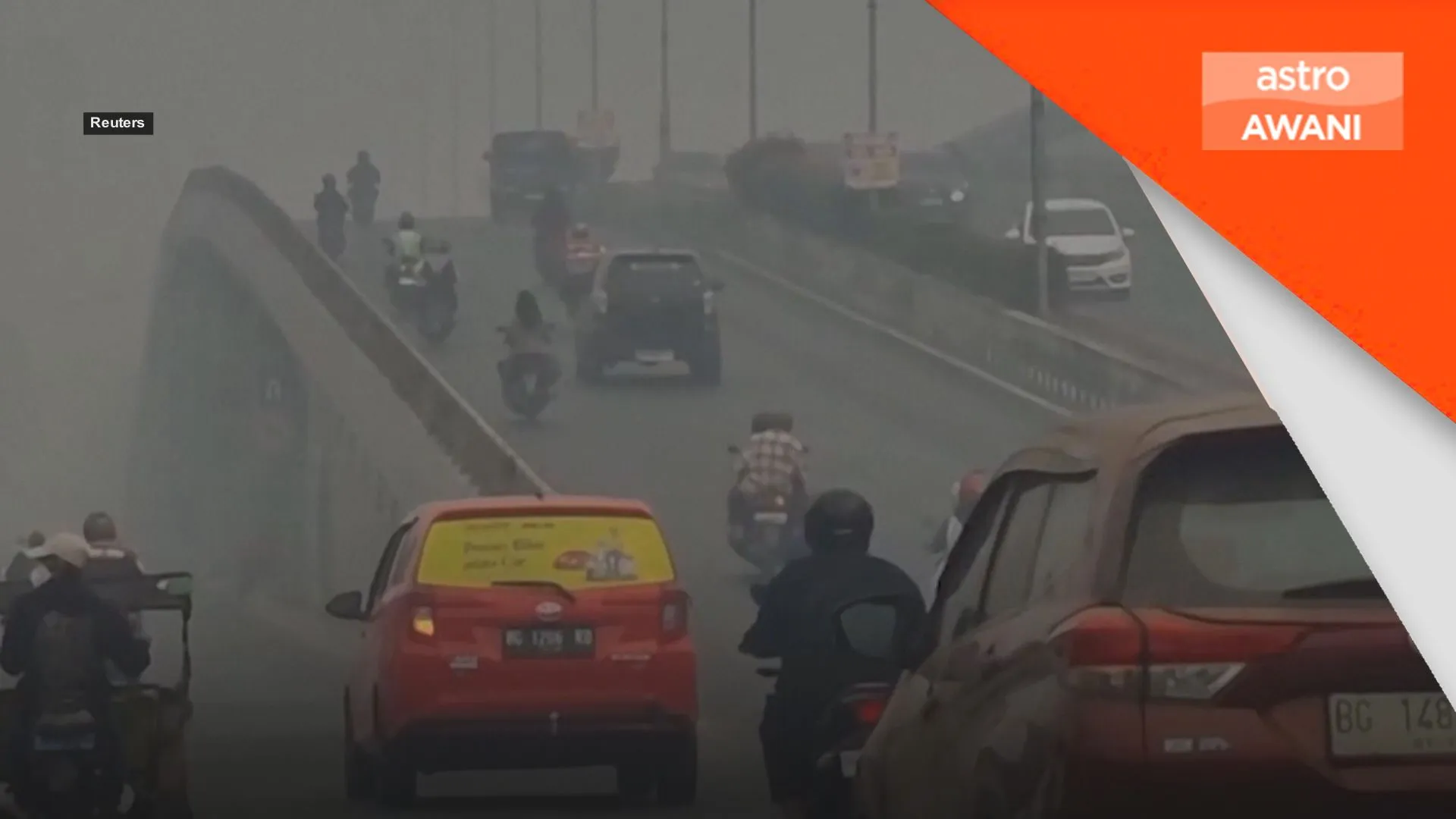 Asap kebakaran hutan Kalimantan Merebak hingga ke Jakarta