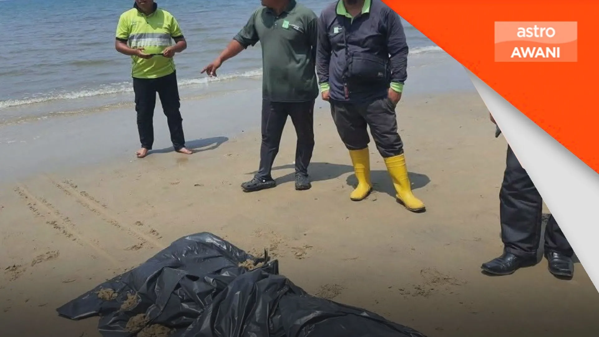 Mayat lelaki tanpa identiti ditemukan terapung di Pantai Tanjung Aru