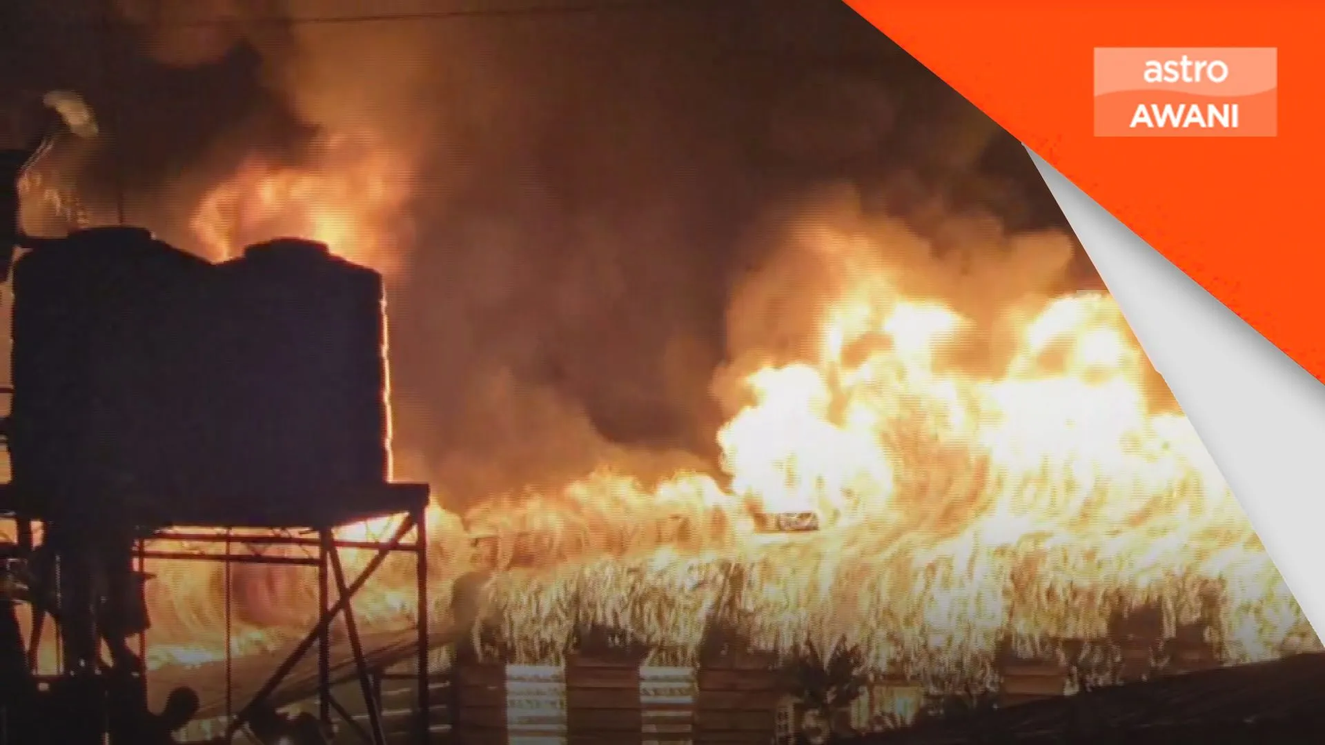 16 rumah musnah terbakar di Tawau
