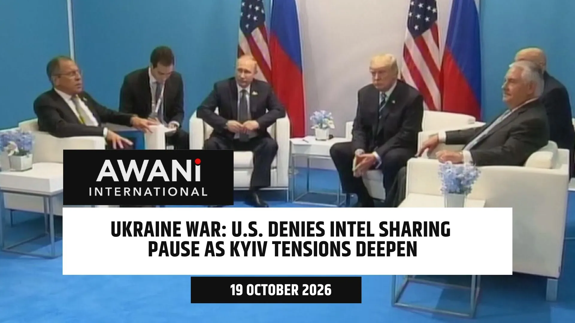 U.S. denies intel sharing pause as Kyiv tensions deepen
