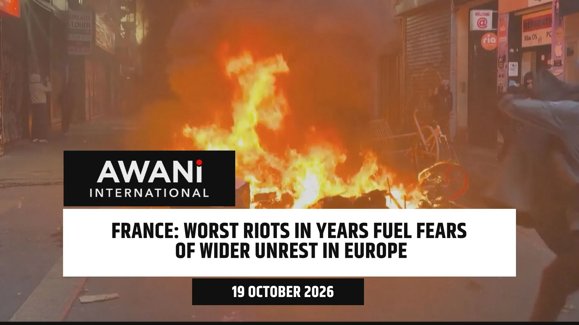 France rocked by worst unrest in years over rising living costs