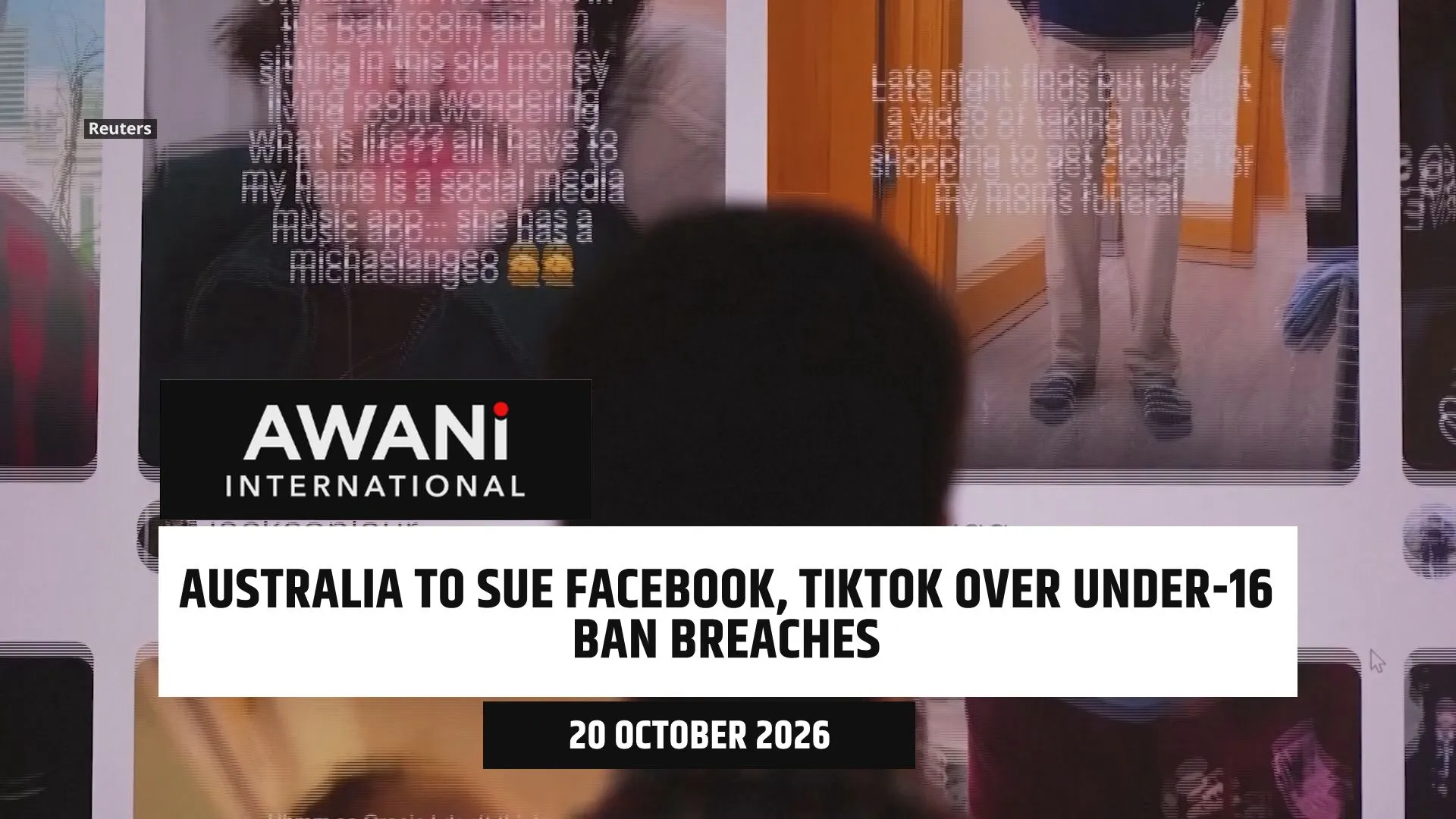 Australian to sue social media platforms over alleged under-16 ban breaches
