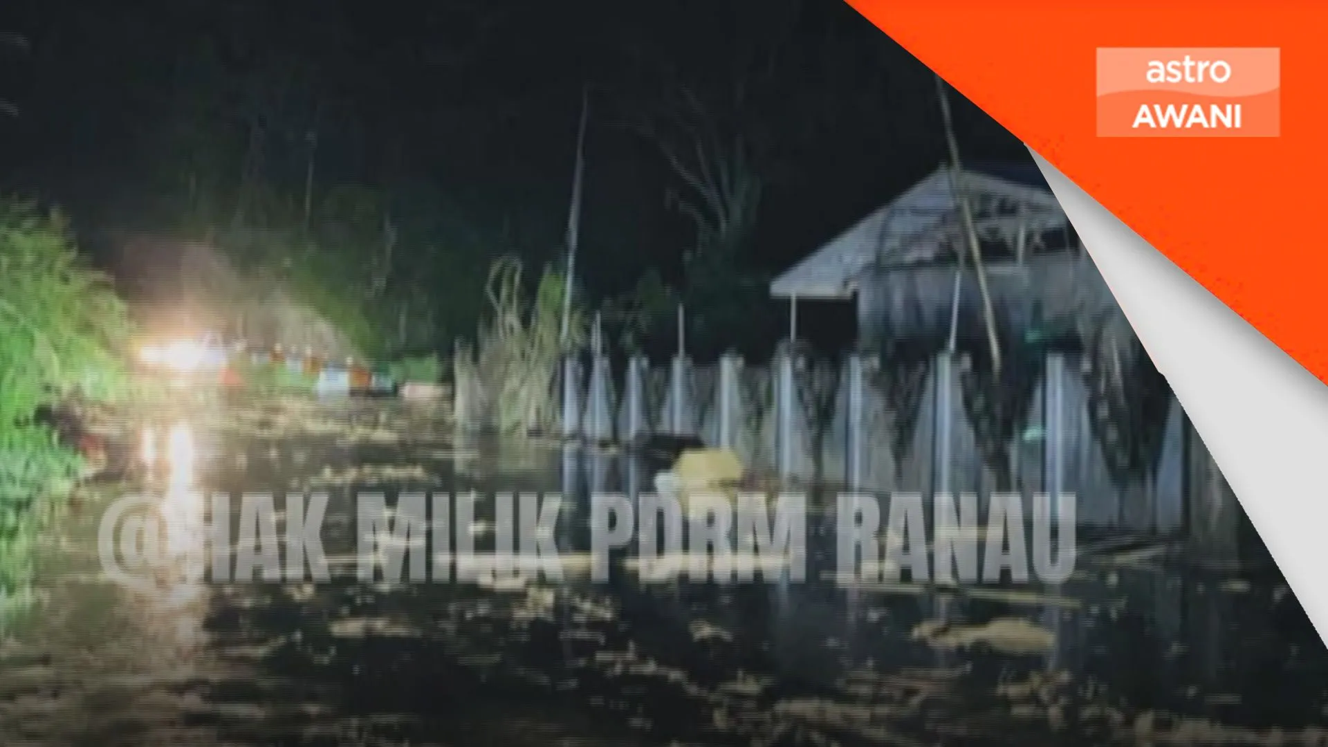 Banjir lumpur, tanah runtuh tutup laluan di Ranau