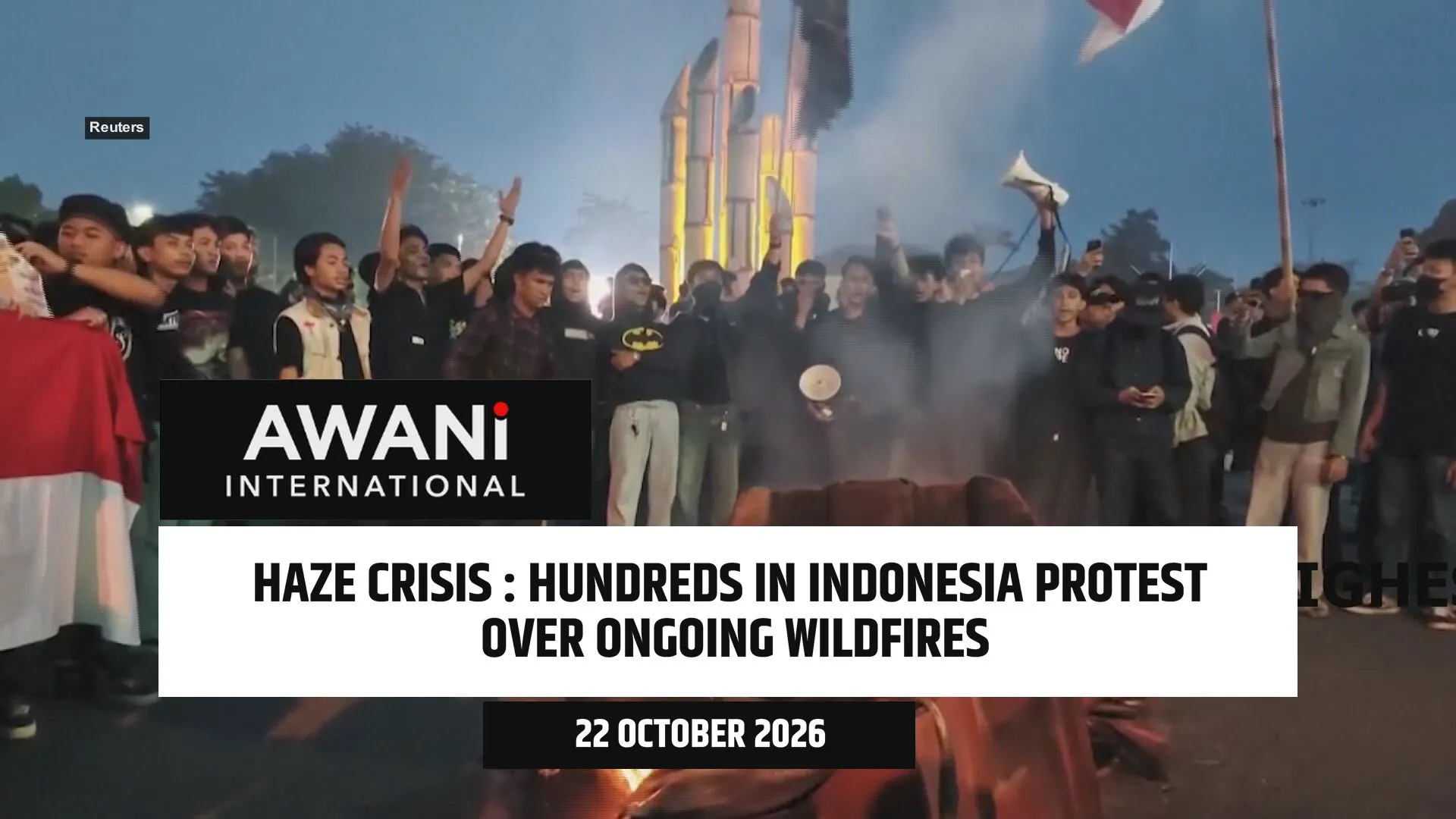 Indonesian Students Demonstrate Against Government Handling Of Prolonged Wildfire Crisis