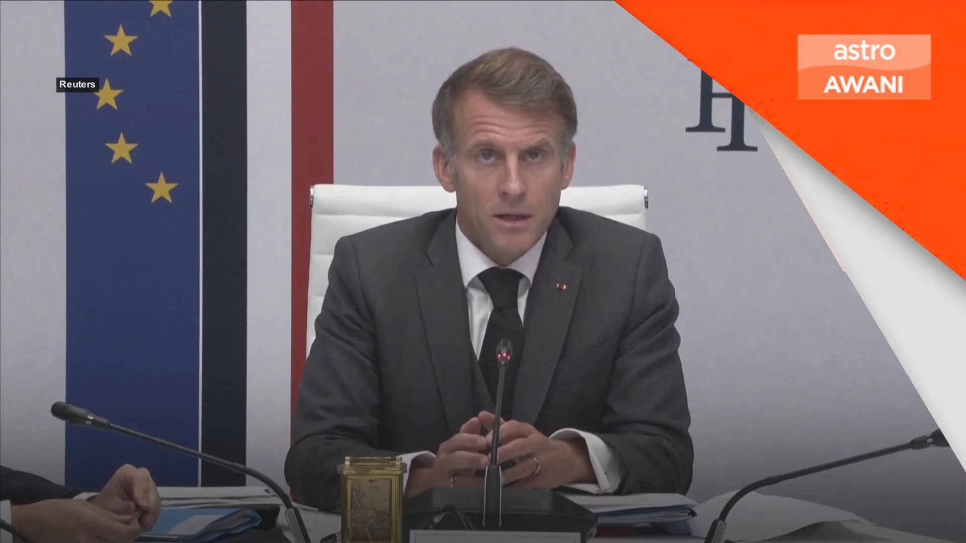 Perhimpunan tidak sah akan dilarang - Macron