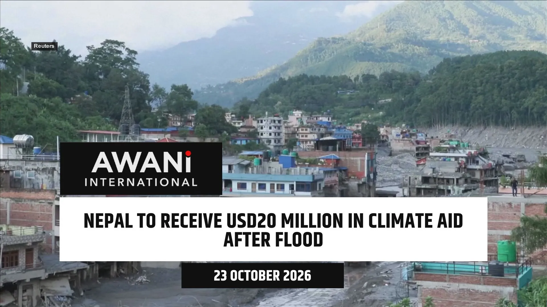 Nepal to receive USD20 million in climate aid after flood