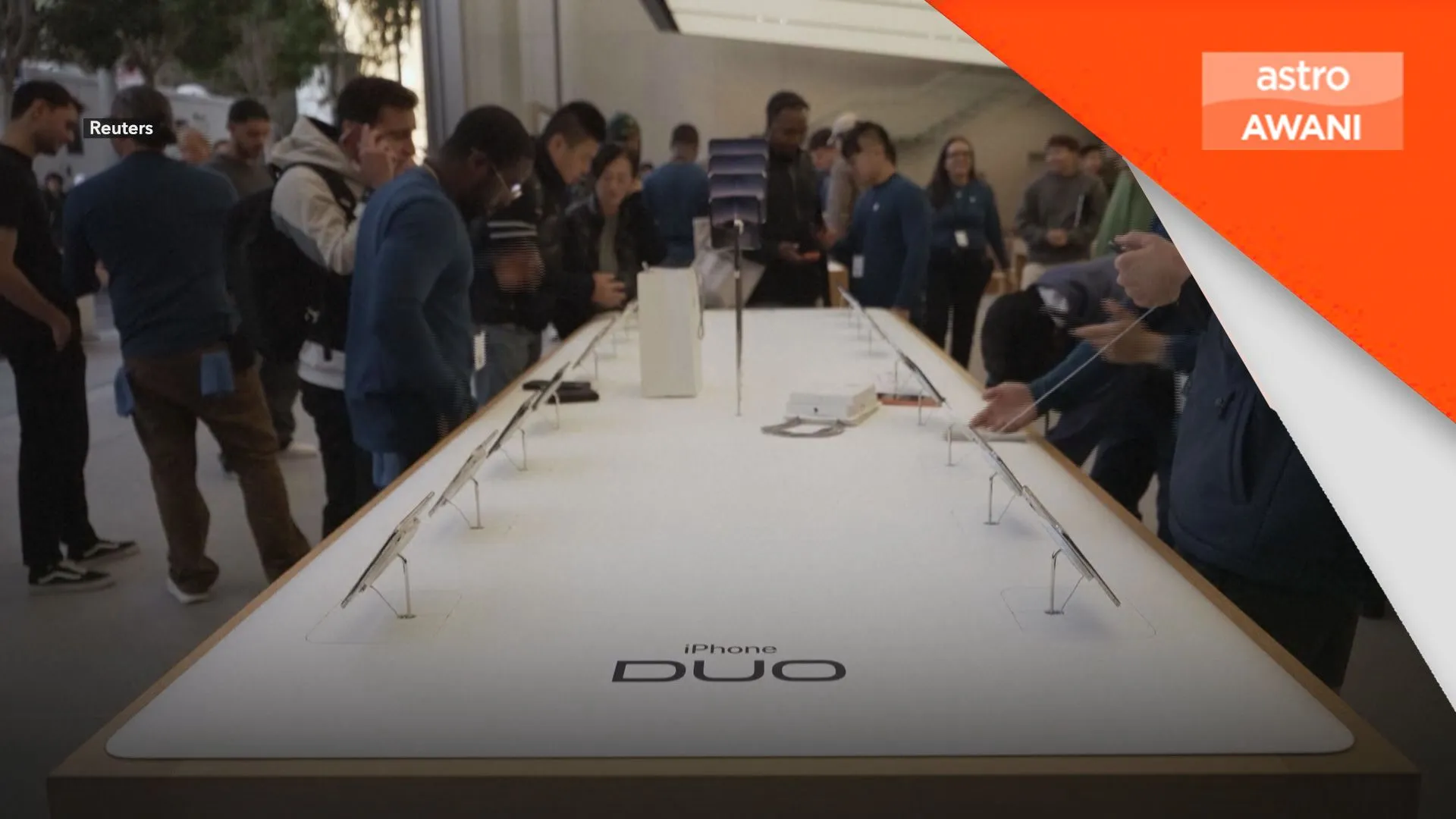 iPhone Duo mula dijual, Apple uji pasaran telefon boleh lipat