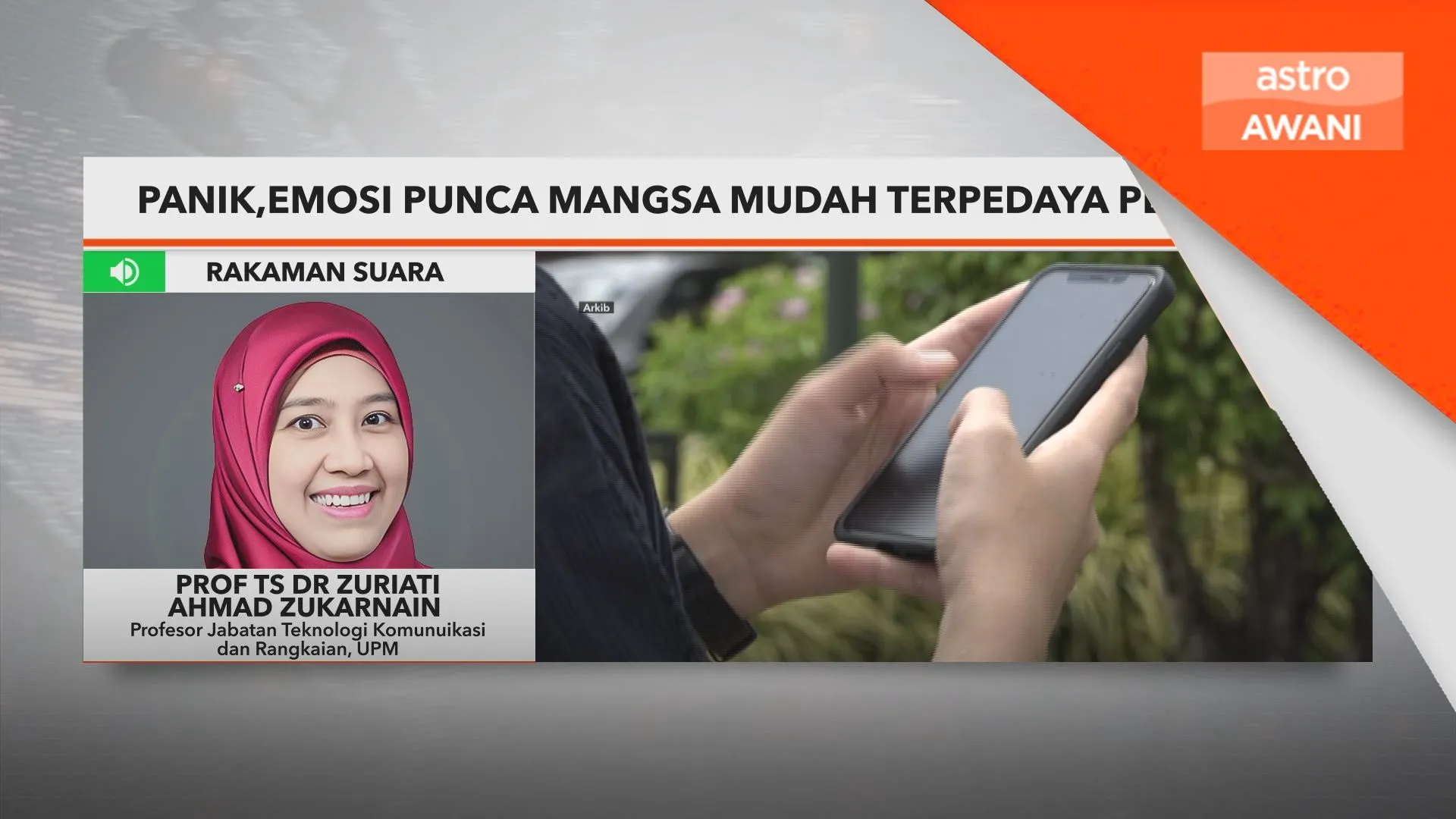 Panik, emosi punca mangsa mudah terpedaya dengan suara AI