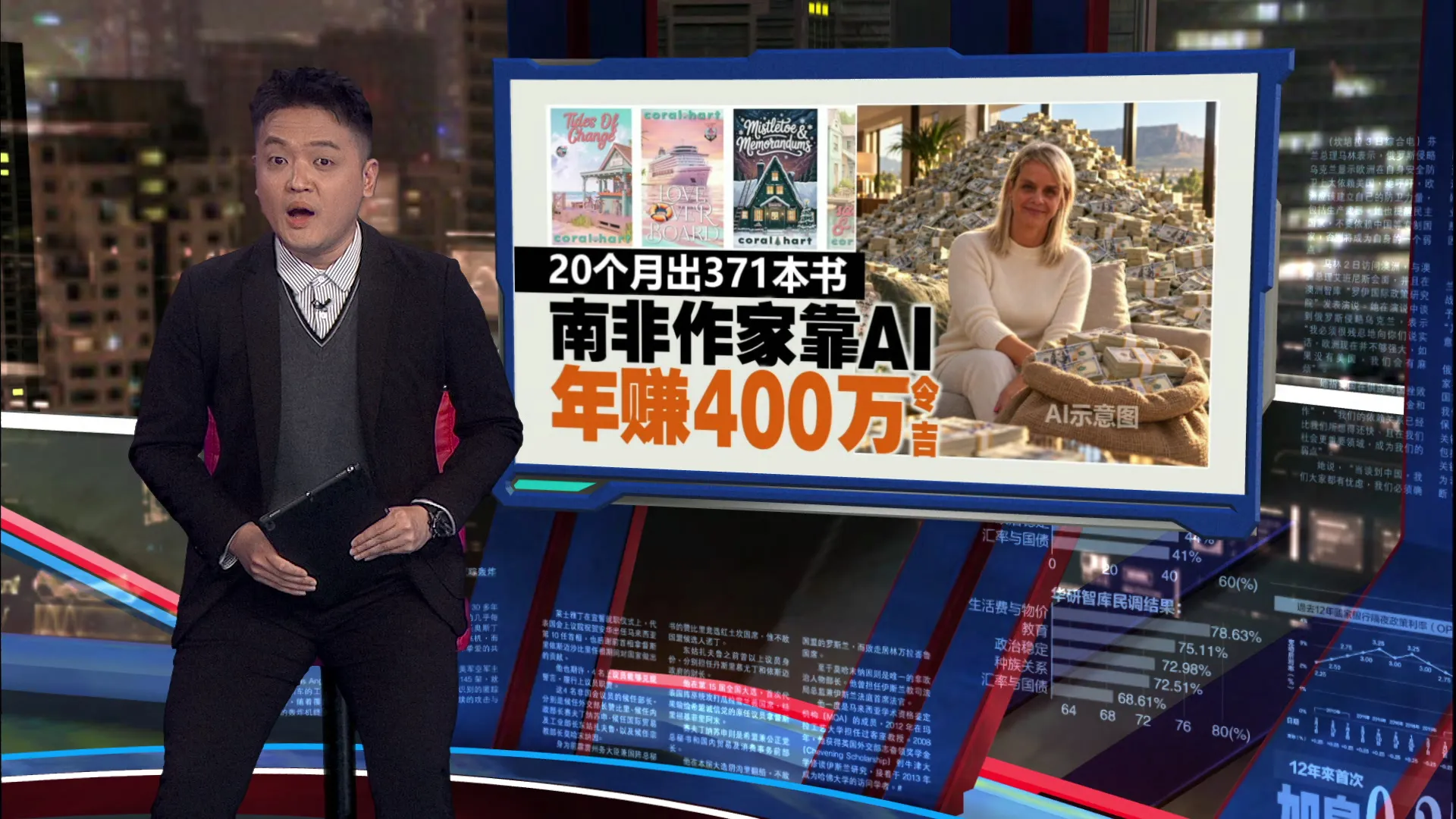 善用AI出371本书  南非作家年收入400万令吉
