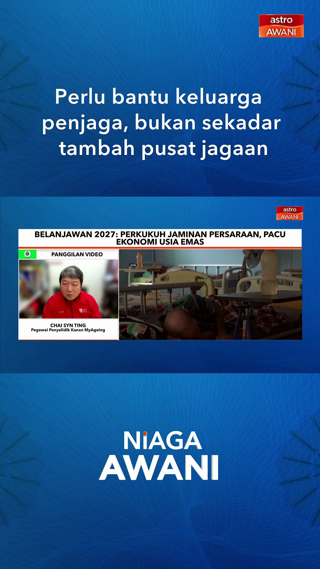 Perlu bantu keluarga penjaga, bukan sekadar tambah pusat jagaan