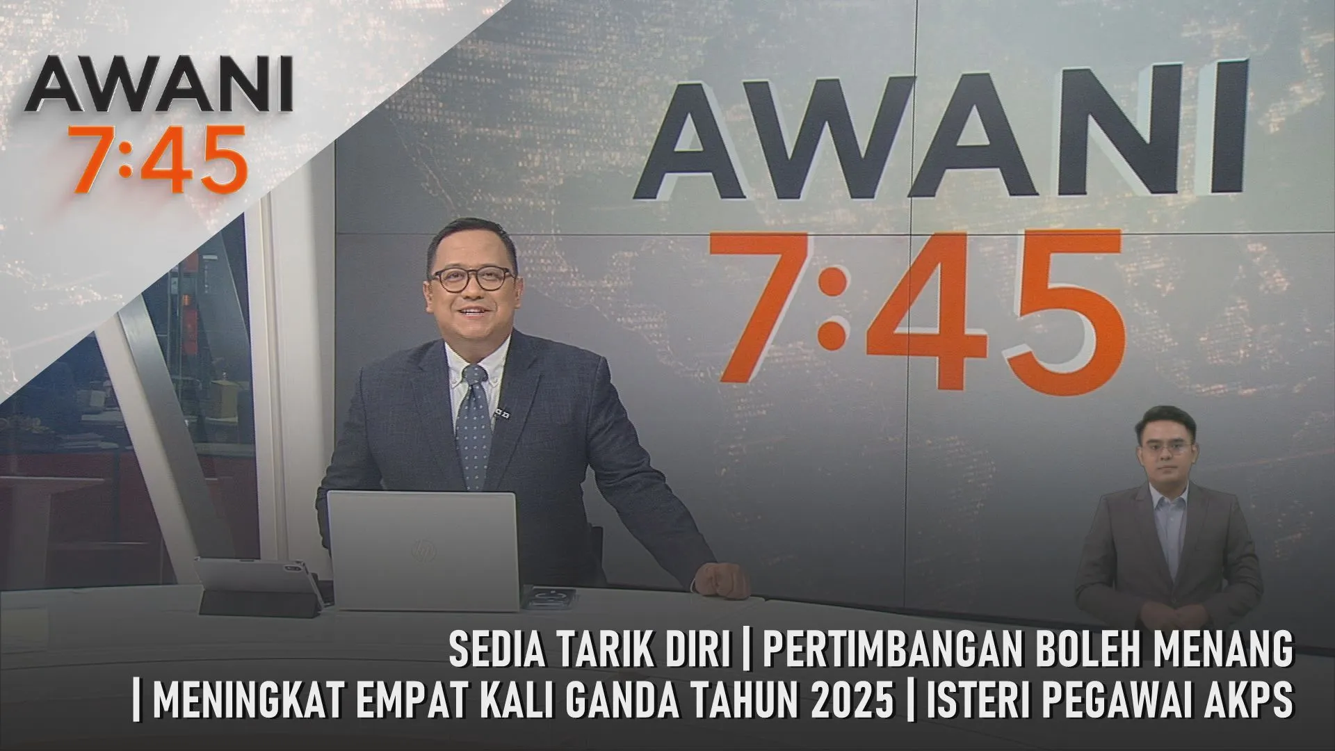 AWANI 7:45 [26/10/2026] – Sedia Tarik Diri | Pertimbangan Boleh Menang | Meningkat Empat Kali Ganda Tahun 2025 | Isteri Pegawai AKPS