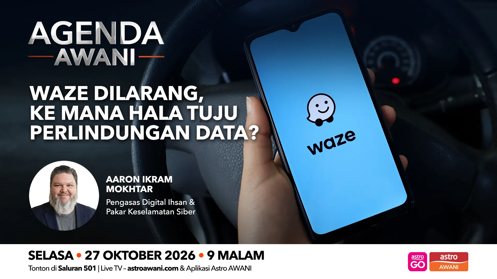 Agenda AWANI: Waze dilarang, ke mana hala tuju perlindungan data?