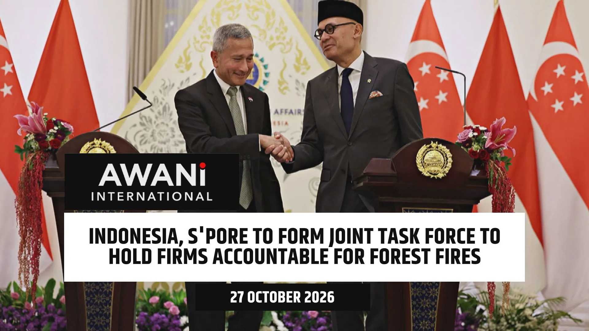 Singapore, Indonesia to form joint task force on haze
