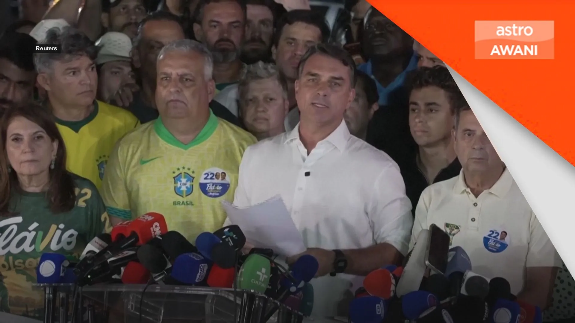 AS bakal keluarkan visa kepada Flavio Bolsonaro, keluarganya