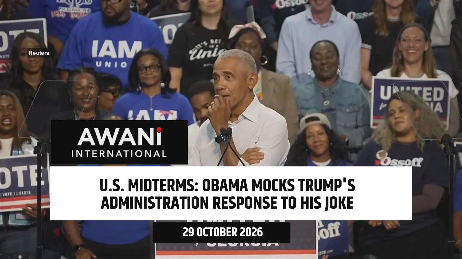 Obama mocks Trump administration's response to 'Cheesecake Factory' jab