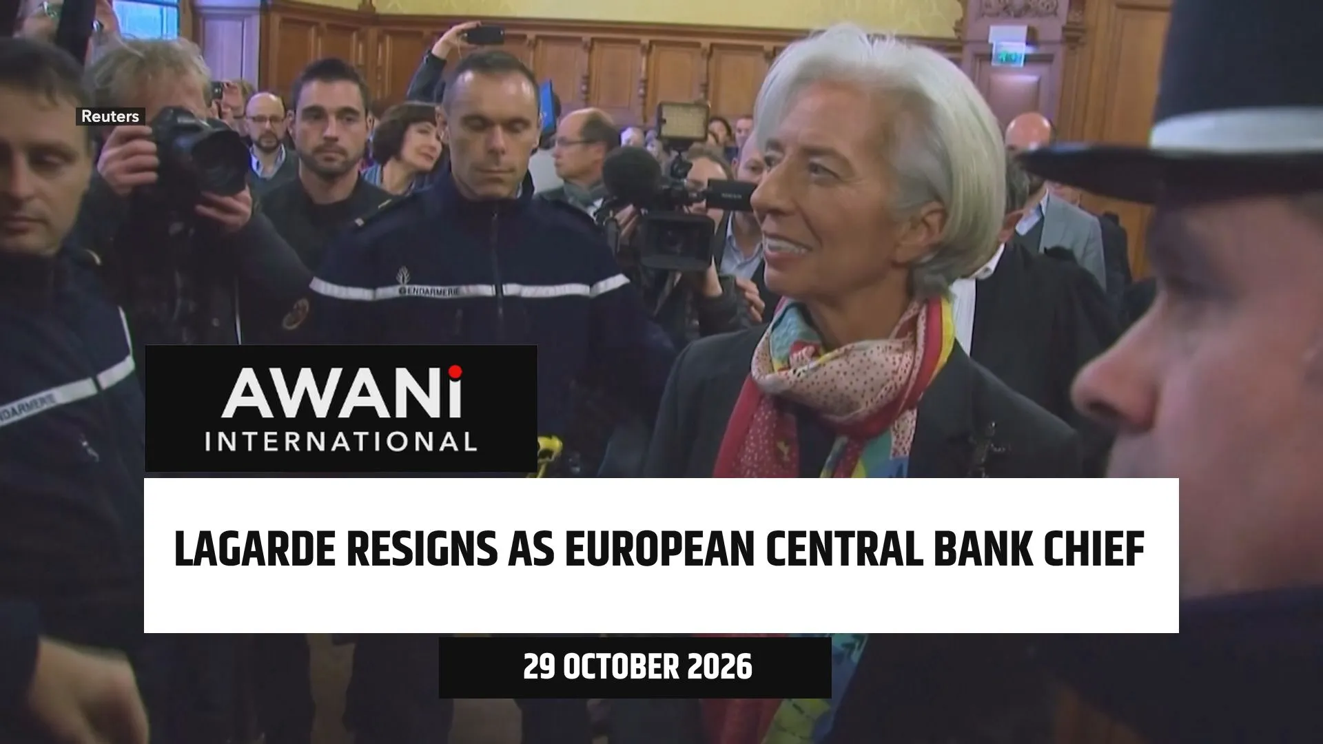 Lagarde resigns as European Central Bank chief