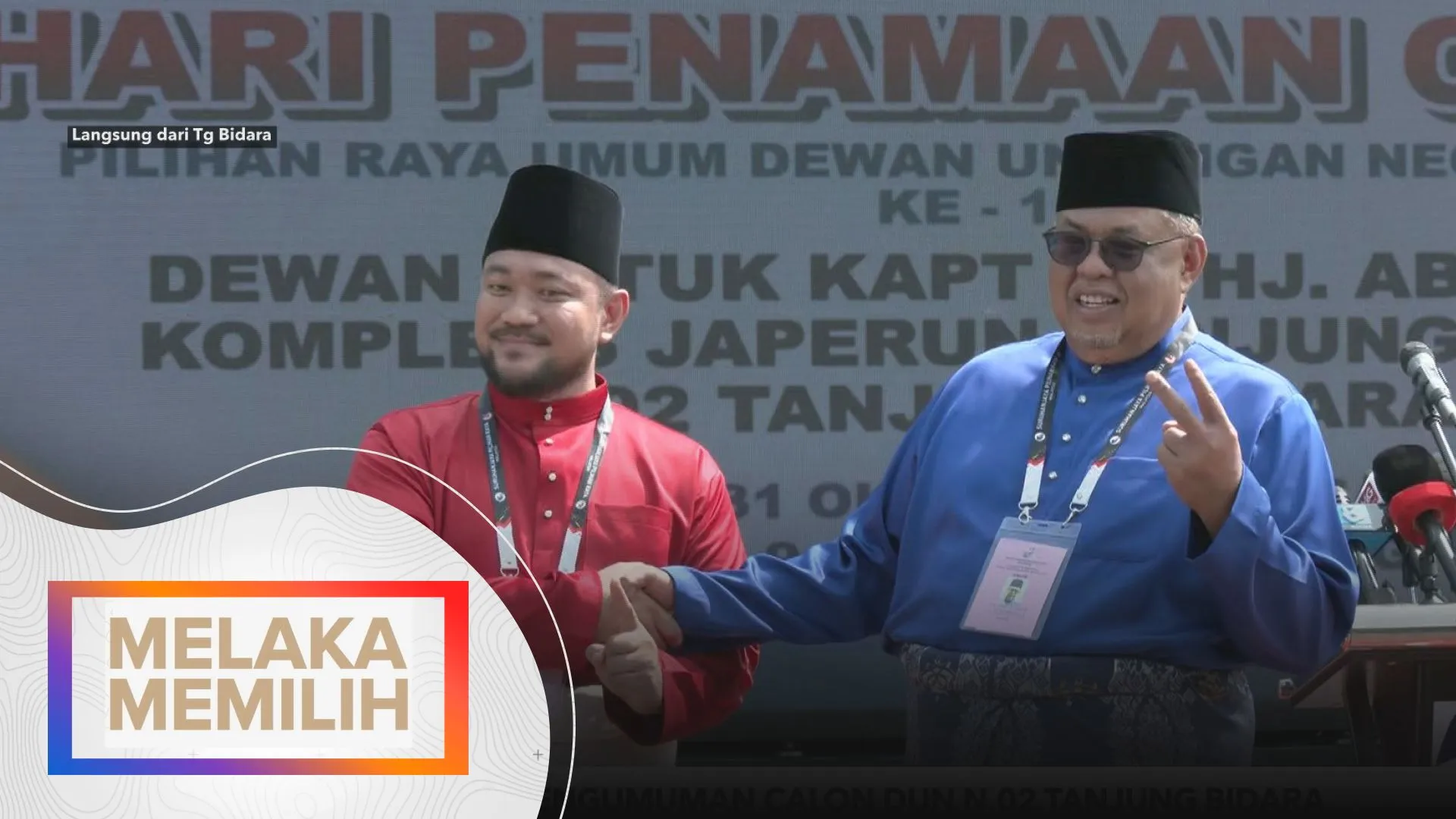 Pengumuman calon DUN N.02 Tanjung Bidara